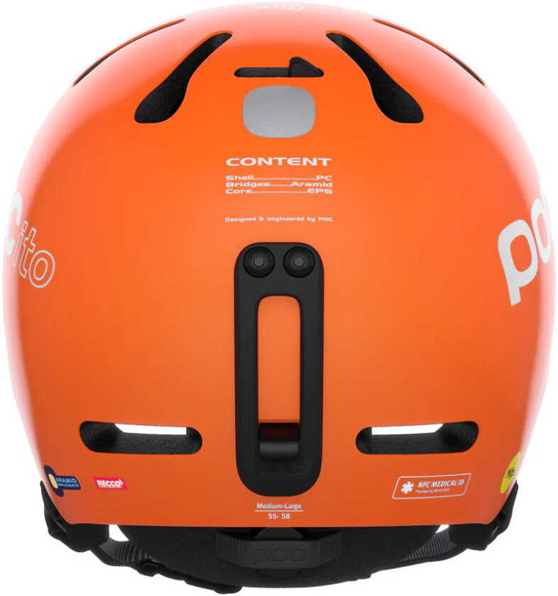 Poc Pocito Fornix Mips Fluorescent Orange M/L (55-58cm)