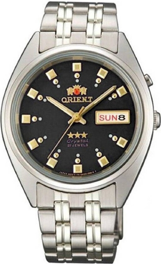 Tri-Star Automatic FAB00009B - Automatisk - Sølv - Herreklokker - Rustfritt stål - ledd m/pin - Mineral