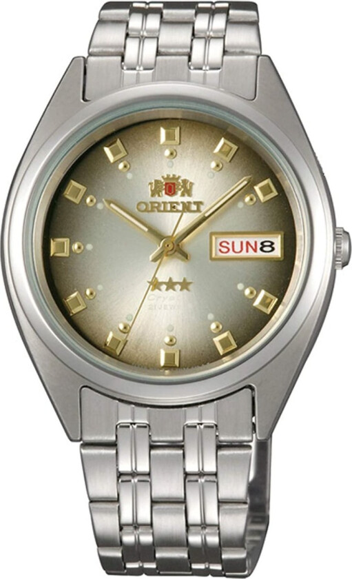 Tri-Star Automatic FAB00009P - Automatisk - Sølv - Unisex - Rustfritt stål - ledd m/pin - Mineral