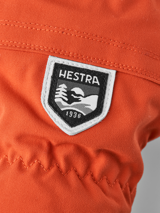 Army Leather Heli Ski Rød 6
