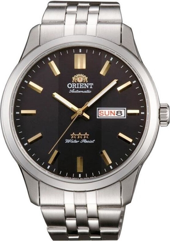 Tri-Star Automatic RA-AB0011B - Automatisk - Sølv - Herreklokker - Rustfritt stål - ledd m/pin - Mineral
