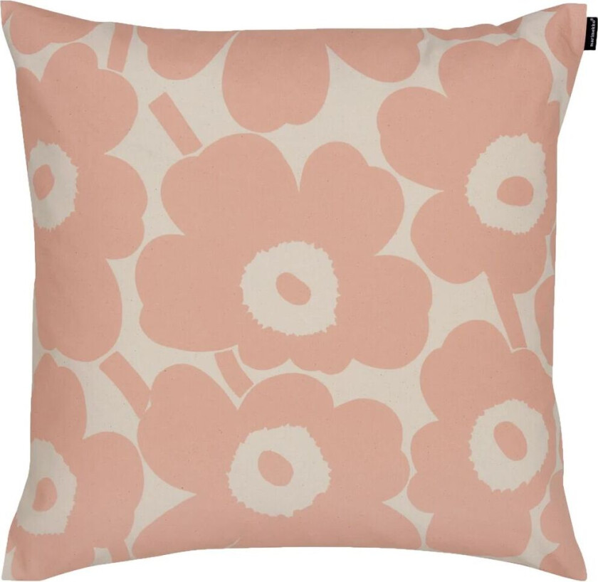 Pieni Unikko putetrekk 50 x 50 cm Cotton-peach