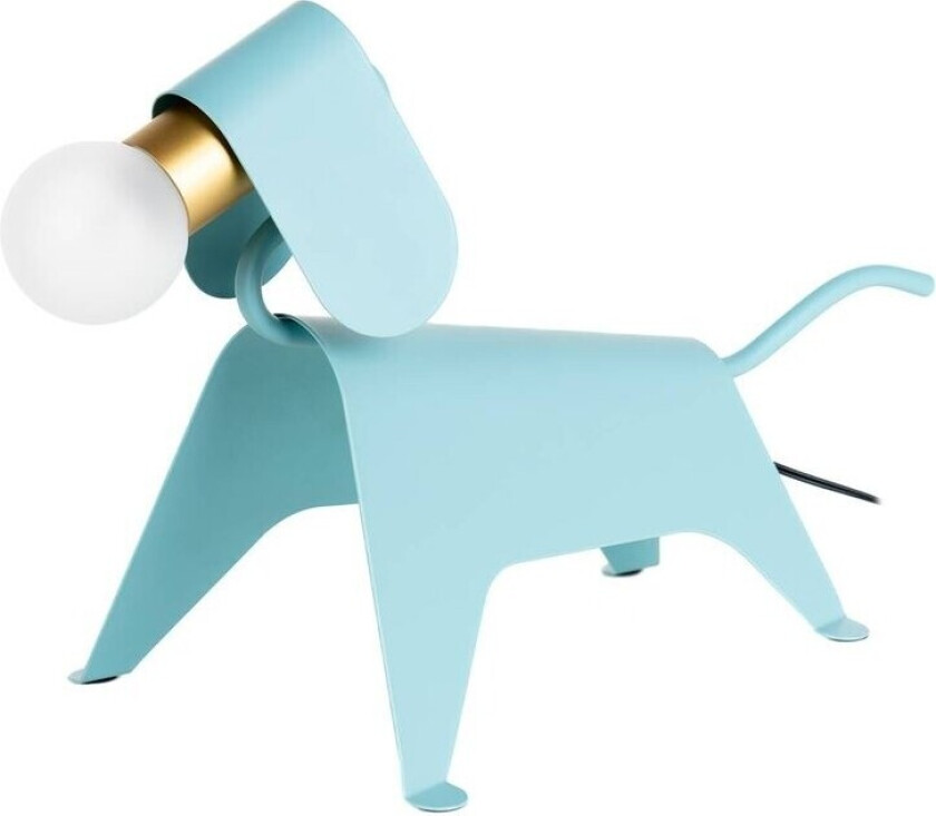 Idalina LED-bordlampe, hund, lys blå