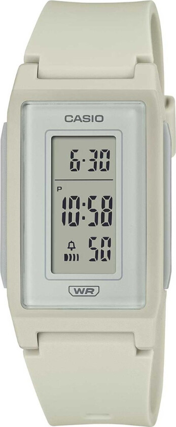Classic Limited LF-10WH-8EF - Digital - Krem - Dameklokker - Resin - Mineral