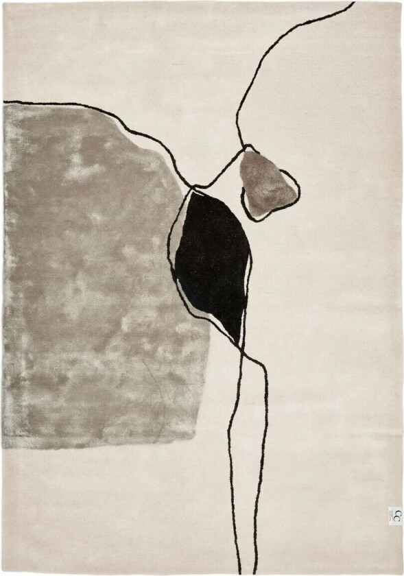 Bilde av Abstract teppe 250 x 350 cm Ivory