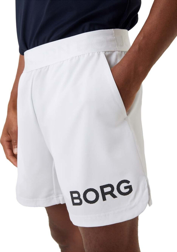 Men's Borg Short Shorts L, Brilliant White