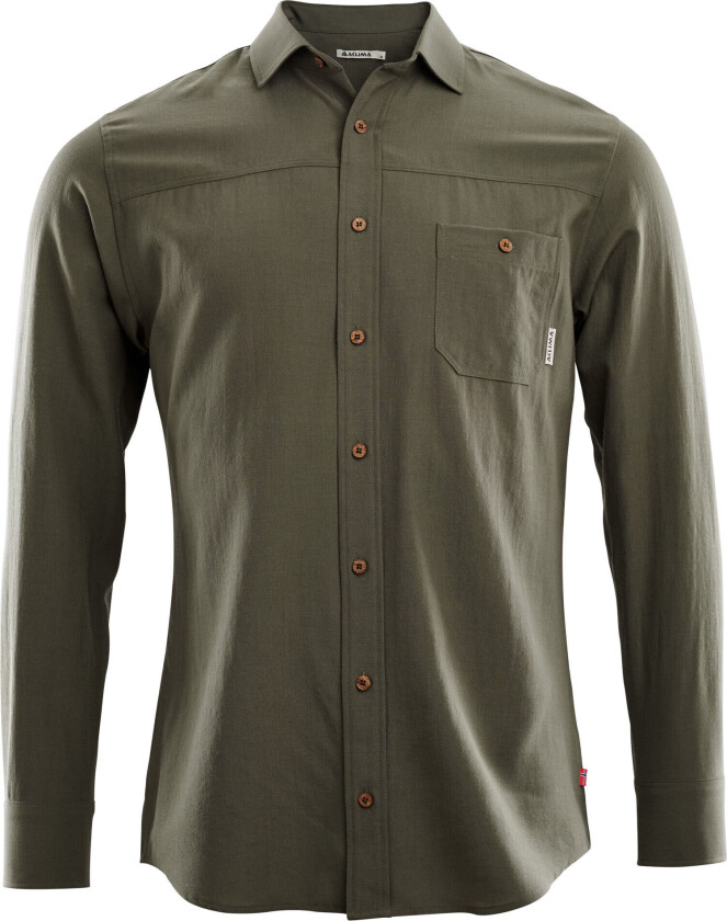 Leisurewool Woven Shirt M's ranger green