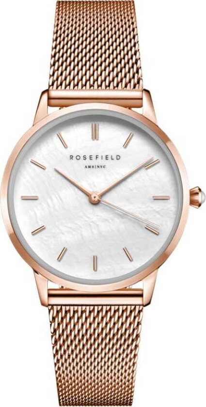 The Pearl Edit RMRMR-R09 - Kvarts - Rosegull - Dameklokker - Meshlenke - Mineral