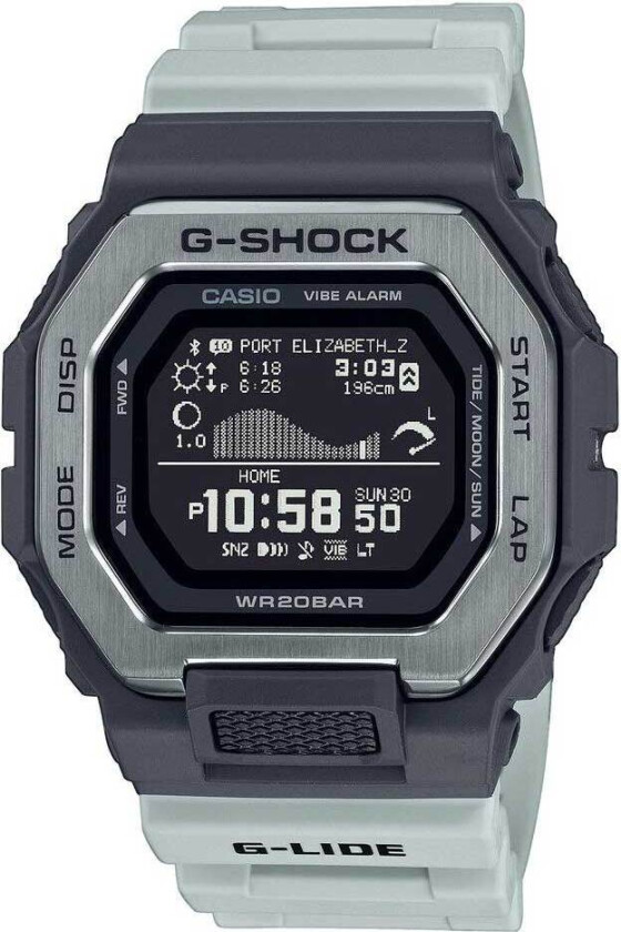 G-Shock GBX-100TT-8ER - Digital - Sort - Herreklokker - Resin - Mineral
