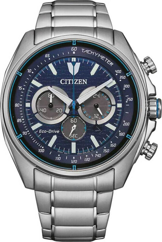 Racer Chronograph CA4560-81L - Kvarts - Sølv - Herreklokker - Rustfritt stål - ledd m/pin - Mineral