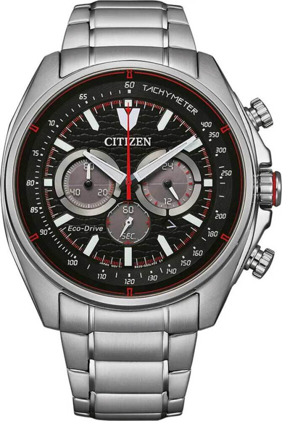 Racer Chronograph CA4561-89E - Kvarts - Sølv - Herreklokker - Rustfritt stål - ledd m/pin - Mineral
