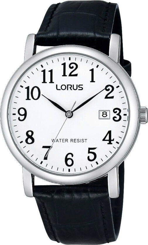 38mm Classic Mens RG835CX5 - Kvarts - Sølv - Herreklokker - Skinn - Mineral