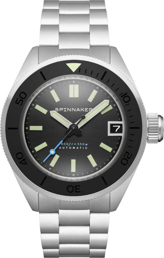 Piccard Automatic SP-5098-33 - Automatisk - Sølv - Herreklokker - Rustfritt stål - ledd m/pin - Safir