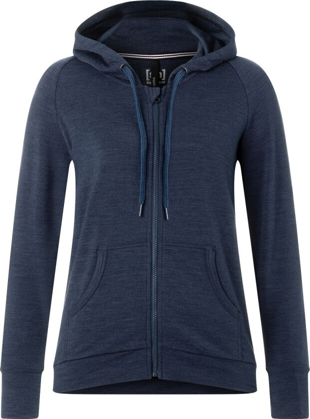 Women's Essential Zip Hoodie XS, Blue Iris Melange