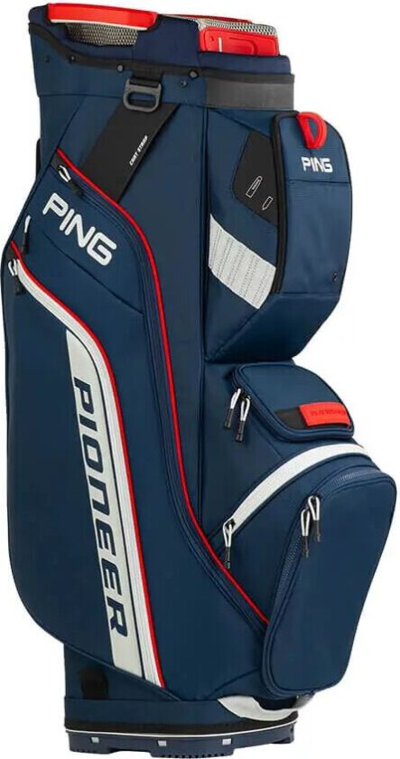 Ping Pioneer Trallebag Navy/platinum Red
