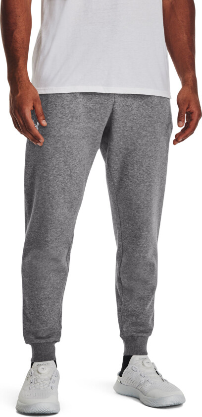 Bilde av Ua Rival Fleece Joggers, joggebukse herre Castlerock Light Hea