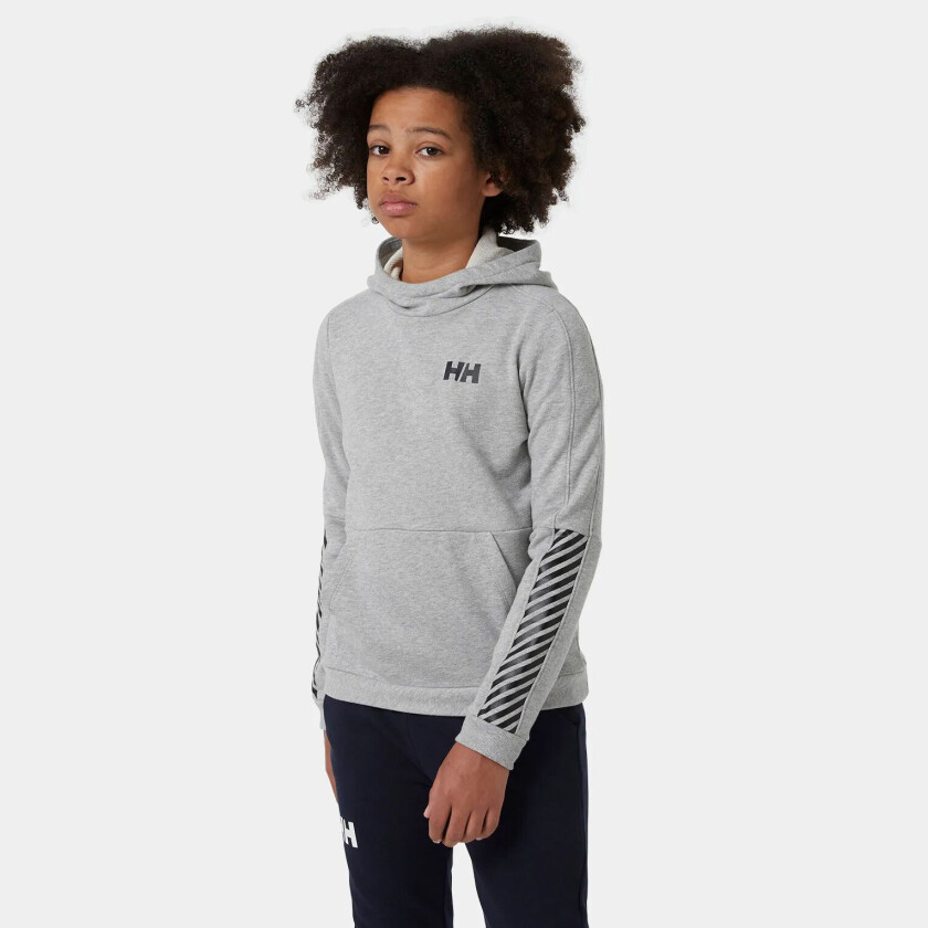 Junior Active Komfortabel Hettejakke Grå 140/10 Marineblå140/10