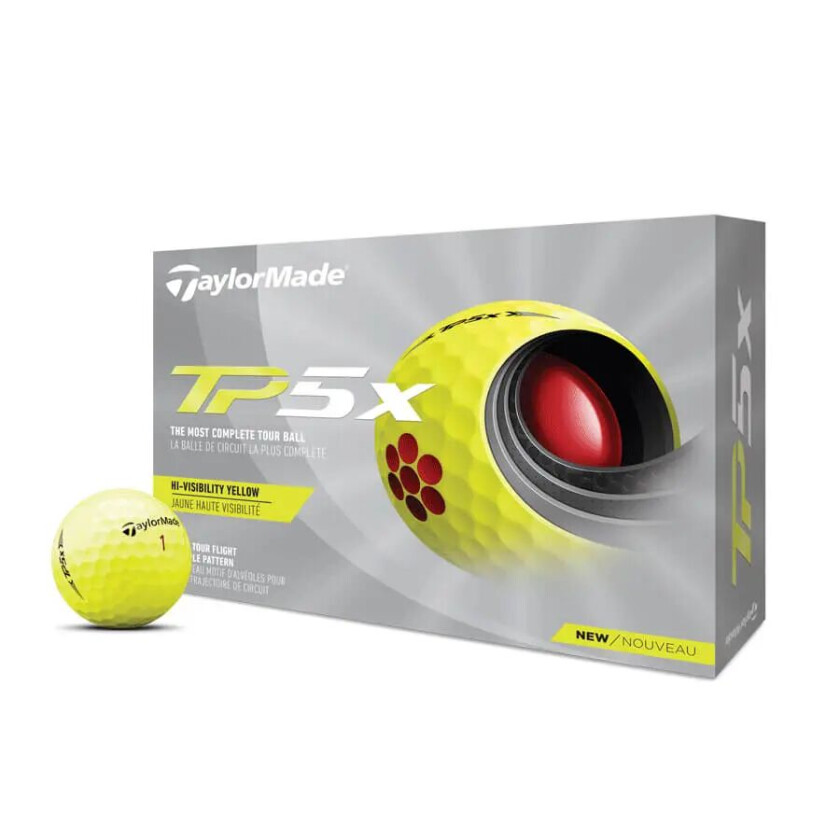 Taylormade Tp5x Golfball Gul