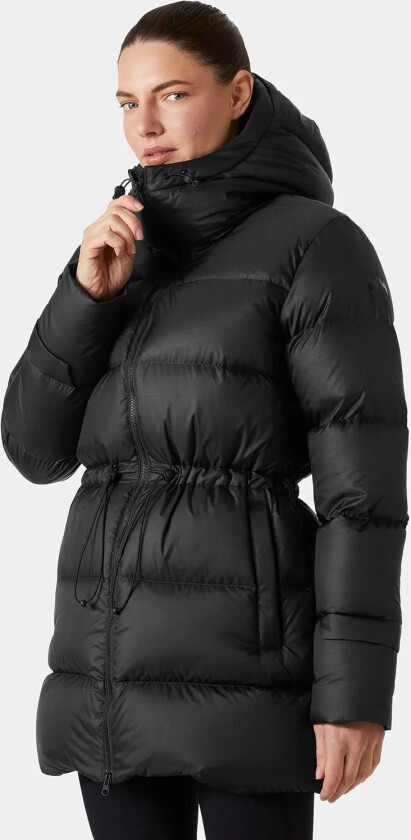 Essence Dunparkas Dame Svart M GråM