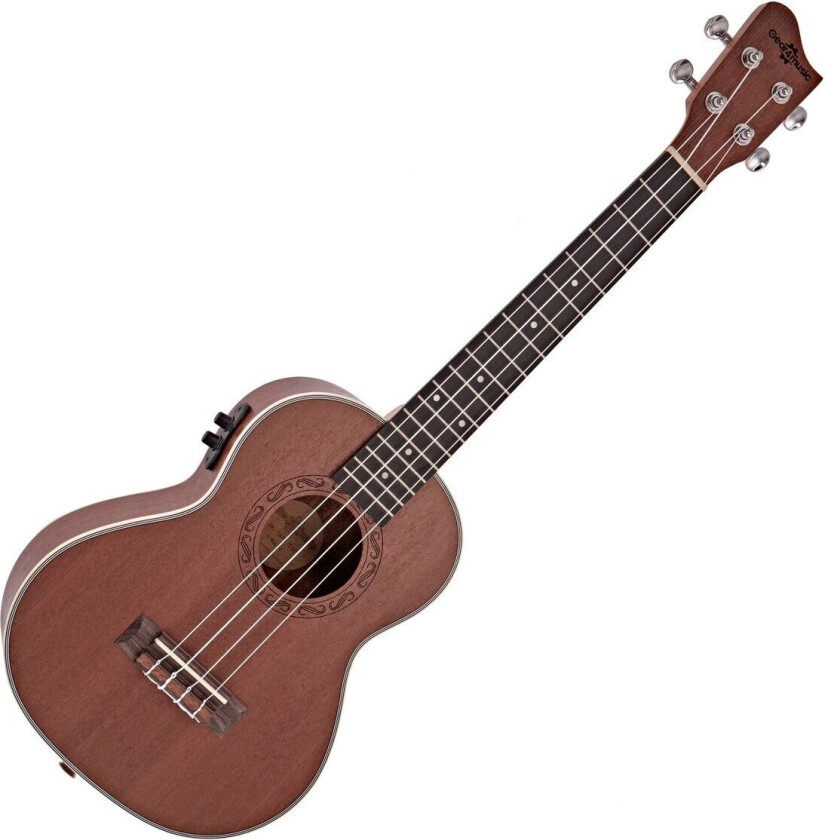 Gear4Music Sapele Tenor Electro-Ukulele fra Gear4Music