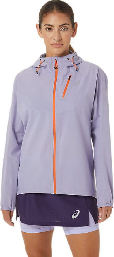 Asics Women's Fujitrail Waterproof Jacket S, Vapor
