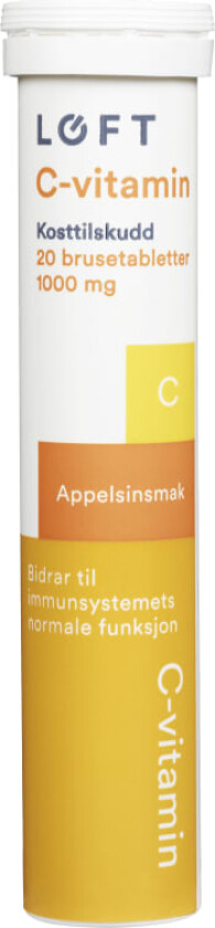Vitamin C Brusetablett Appelsin 20stk