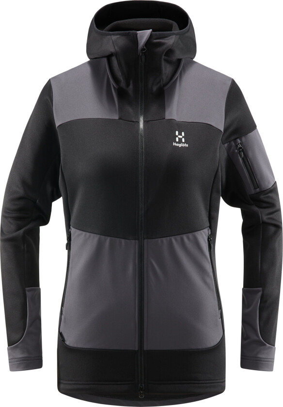 Astral Hood Women's L, True Black/Magnetite