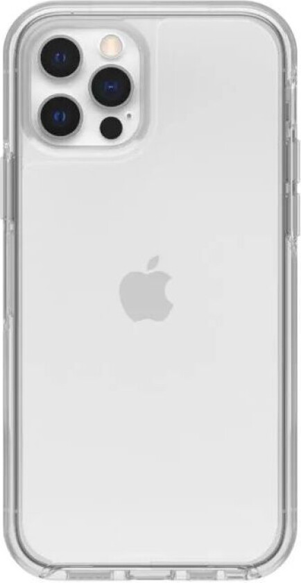 Otterbox Symmetry Robust deksel for iPhone 12 og 12 Pro Gjenomsiktlig