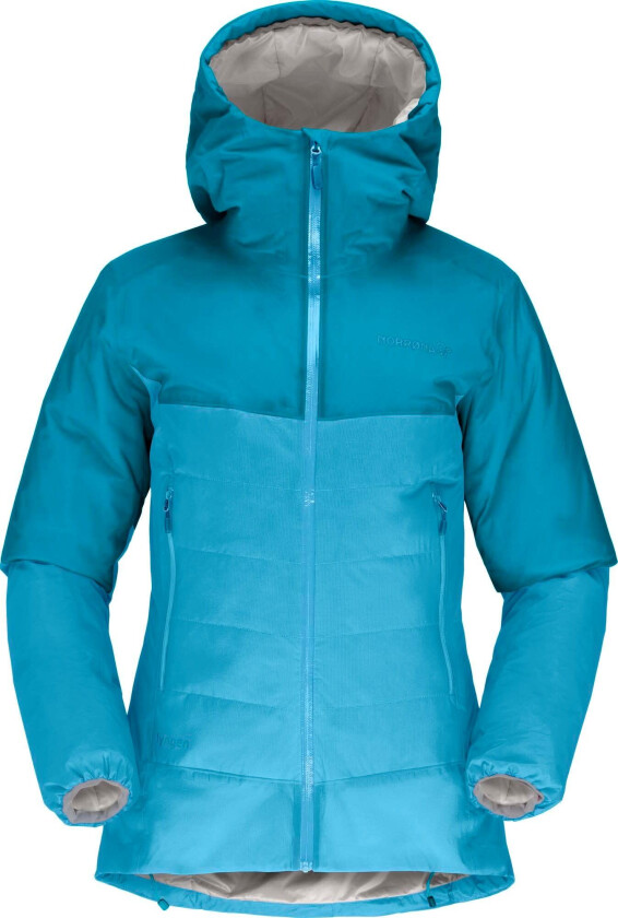 Women's Lyngen Dri2 Thermo60 Jacket S, Aquarius/Hawaiian Surf