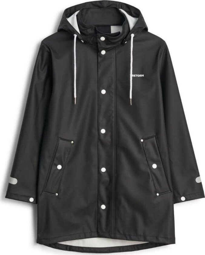 Juniors' Wings Rain Jacket 146/152, Black