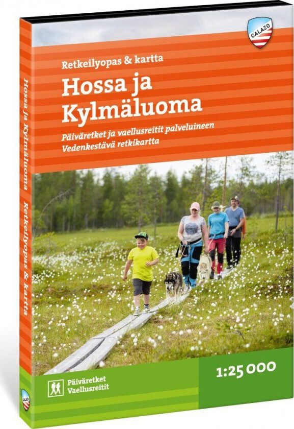 Hossa ja Kylmäluoma - Retkeilyopas ja kartta 1:25 000 OneSize, NoColour