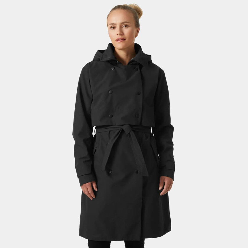 Dame Jane Trenchcoat Svart XL BlåXL