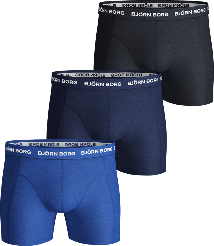 Men's Essential Boxer 3p S, Blue