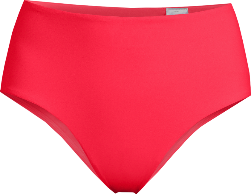 Women's High Waist Bikini Hipster 38, Summer Red