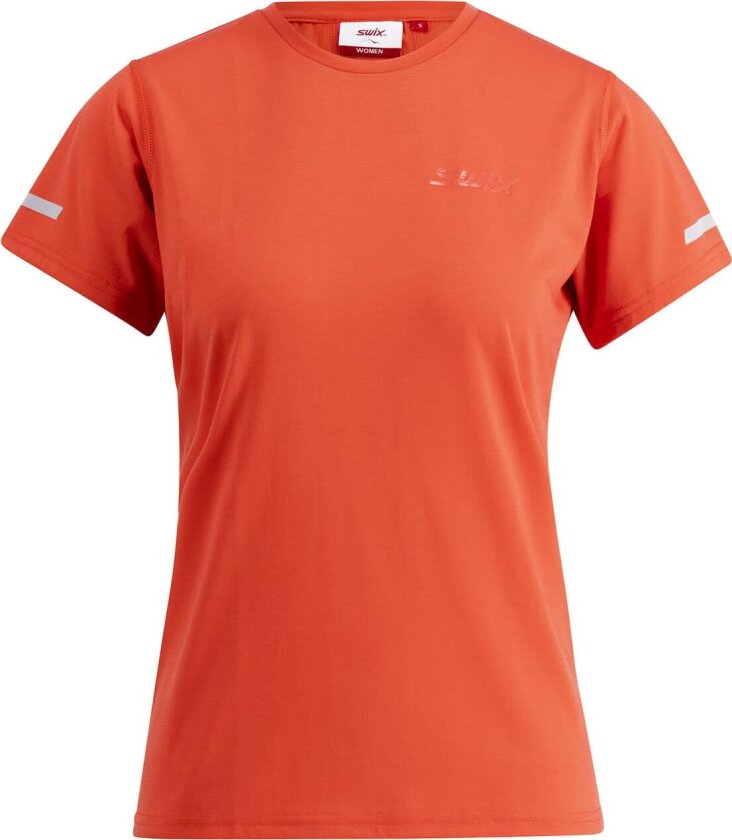 Women's Pace Short Sleeve L, Cayenne