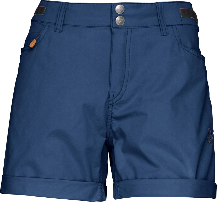 Women's Svalbard Light Cotton Shorts M, Indigo Night