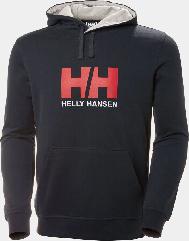 Herre HH Logo Myk Bomull Hettegenser Marineblå M MarineblåM