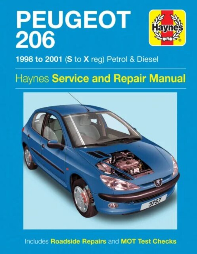 Peugeot 206 Petrol & Diesel (98 - 01) Haynes Repair Manual av Haynes Publishing
