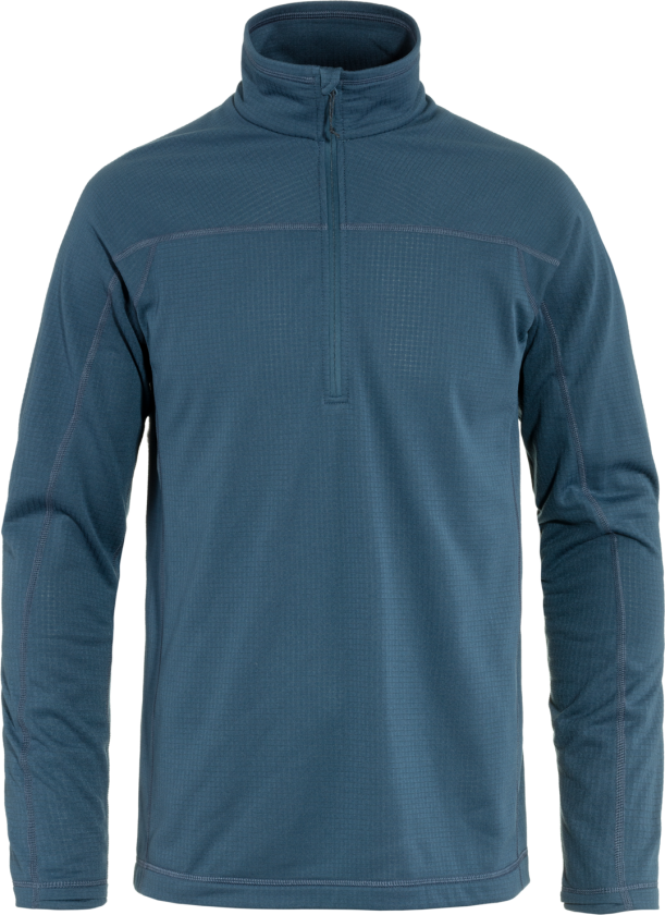 Men's Abisko Lite Fleece Half Zip S, Indigo Blue