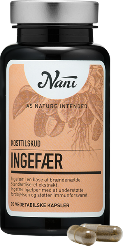 Ingefær - 90 Kapslar