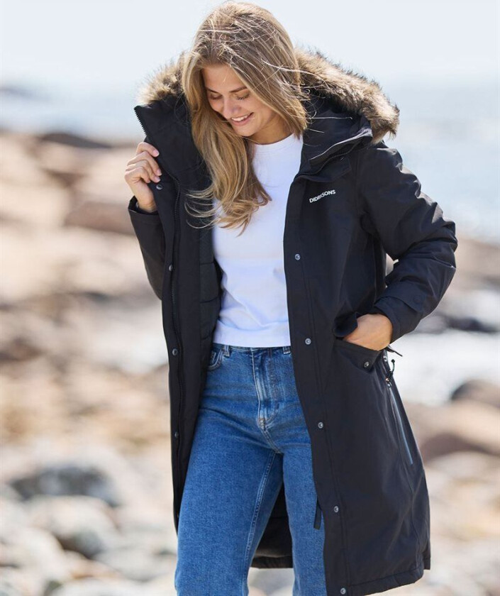 Women's Erika Parka 3 40, Black