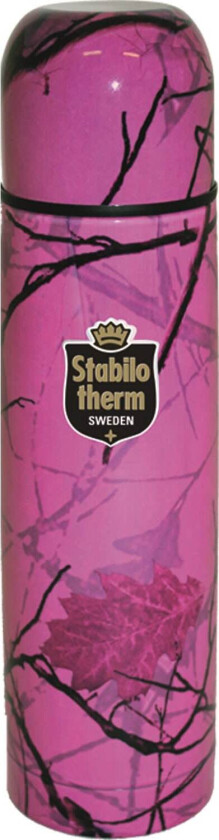 Steel Thermos 0,7L OneSize, Pink Camo