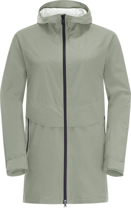 Women's Mainkai Long Jacket XS, Mint Leaf