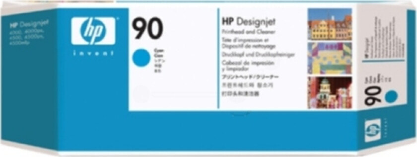 Hp Printhead/cleaner No.90 Cyan Till Dj 4000