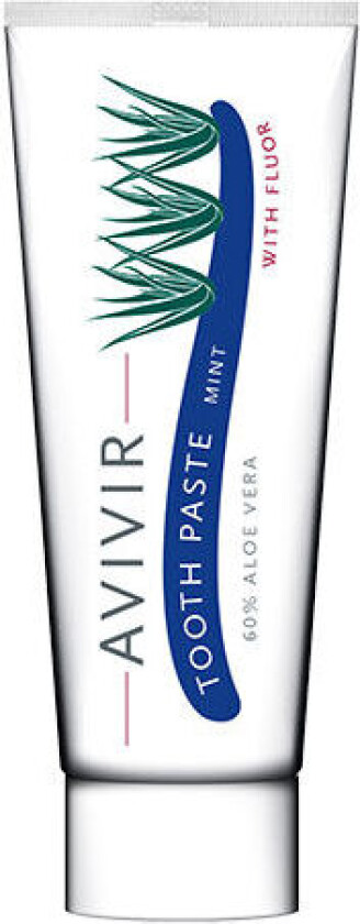 Avivir Aloe Vera Tannkrem m. Flour - 75 ml