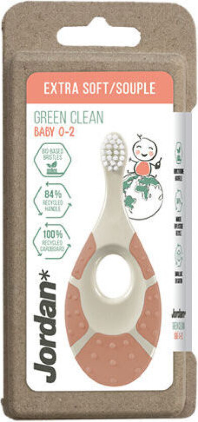 Tannbørste Barn 0-2år Green Clean - 1 Stk