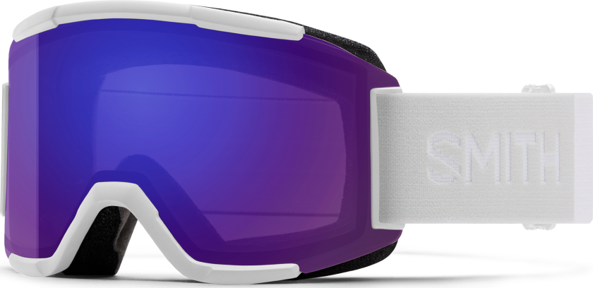 Smith Squad OneSize, White Vapor/ChromaPop Everyday Violet Mirror