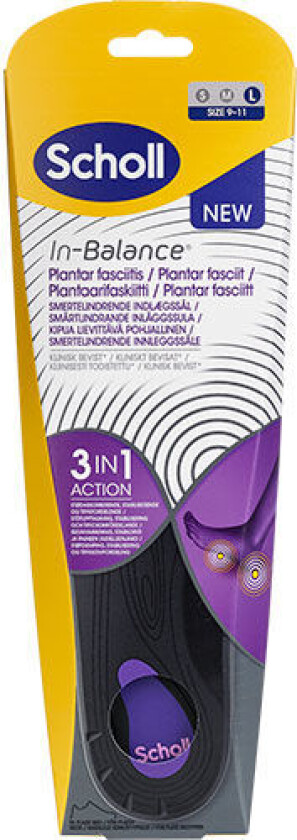 Bilde av Med Insoles Plantar Fasciitis (L) - 1 Pakker