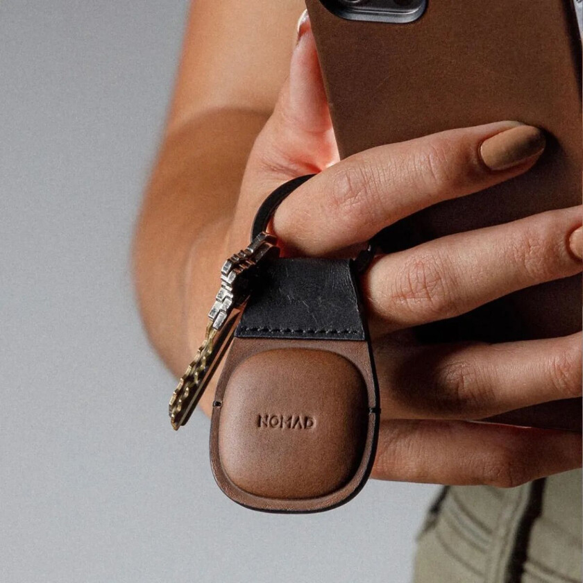 AirTag Keychain - Brun