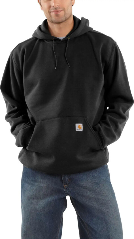 Men's Zip Hooded Sweatshirt , Black